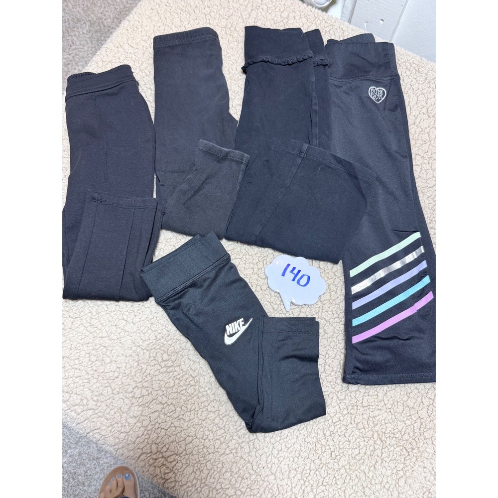 Nike Body Glove Childrens Place Garanimals Toddler Girls Leggings Bundle 5pc 3T